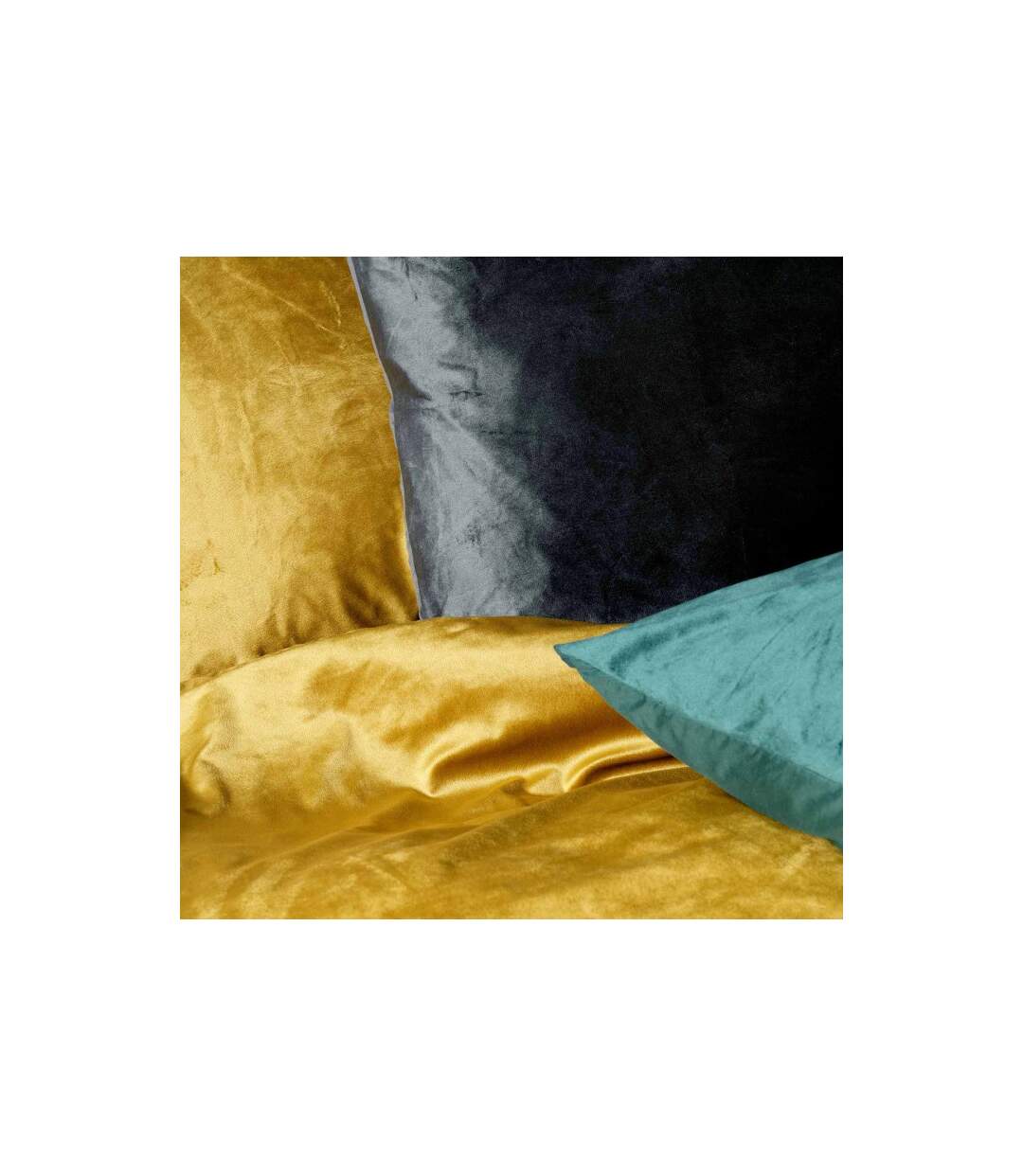 Parure de Lit 3 Pièces Velina 240x220cm Ocre-3