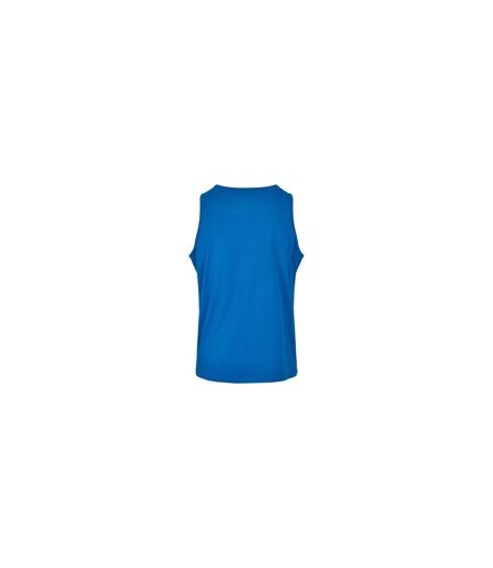 Mens Basic Tank Top Bleu Cobalt Build Your Brand