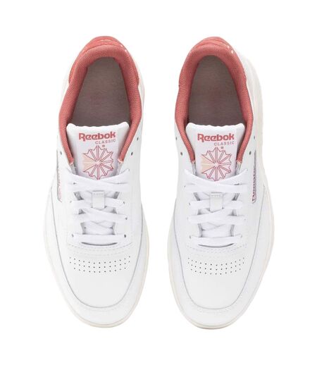 Baskets Club C Femme Blanc Rose Reebok