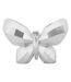 Vase Design en Résine Butterfly 22cm Argent-2