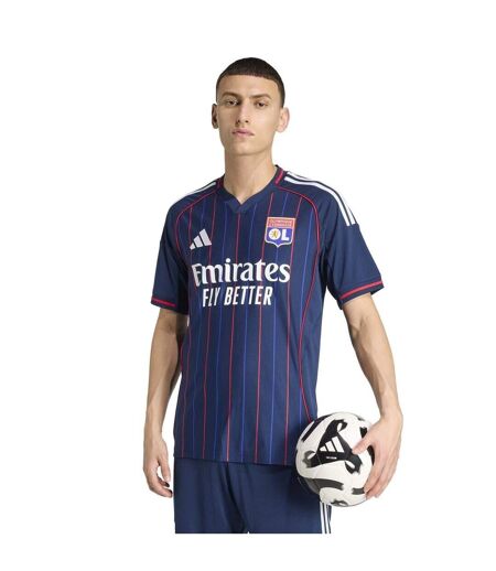 Maillot Extérieur Motif/style Olympique Lyonnais 2025/2026 Homme Bleu Adidas