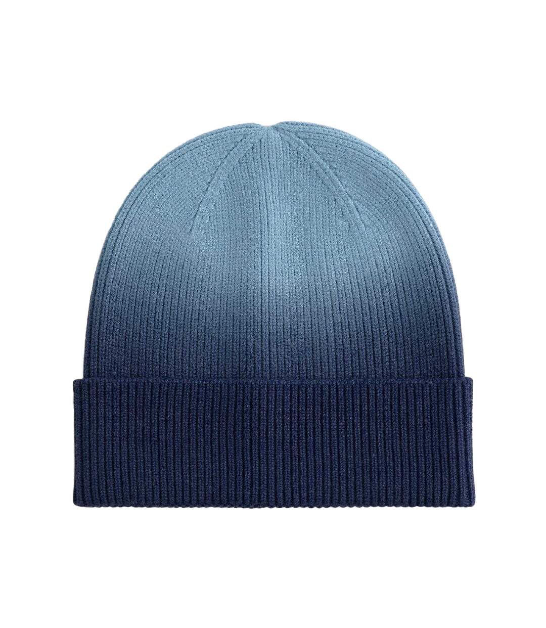 Bonnet Motif/style Dip-dye Adulte Bleu Marine Beechfield-2
