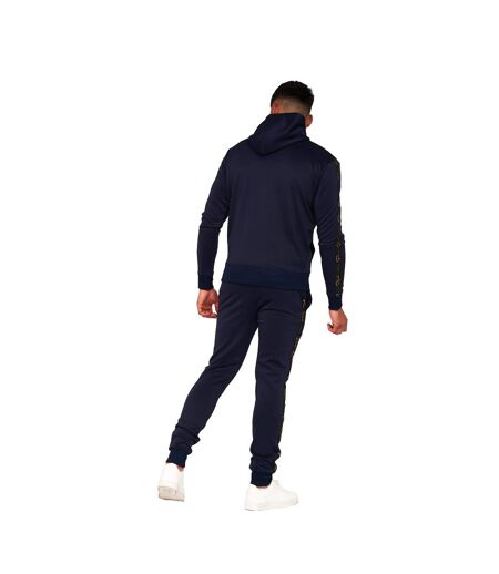 Mens Daprela Full Zip Hoodie Sky Captain Born Rich
