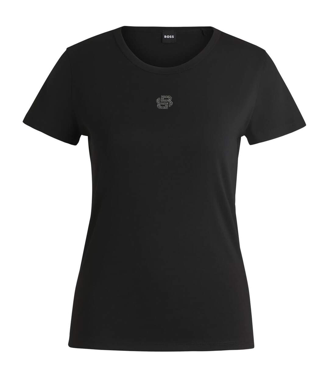 Womens/ladies Eventsa Logo T-shirt Black Boss-2