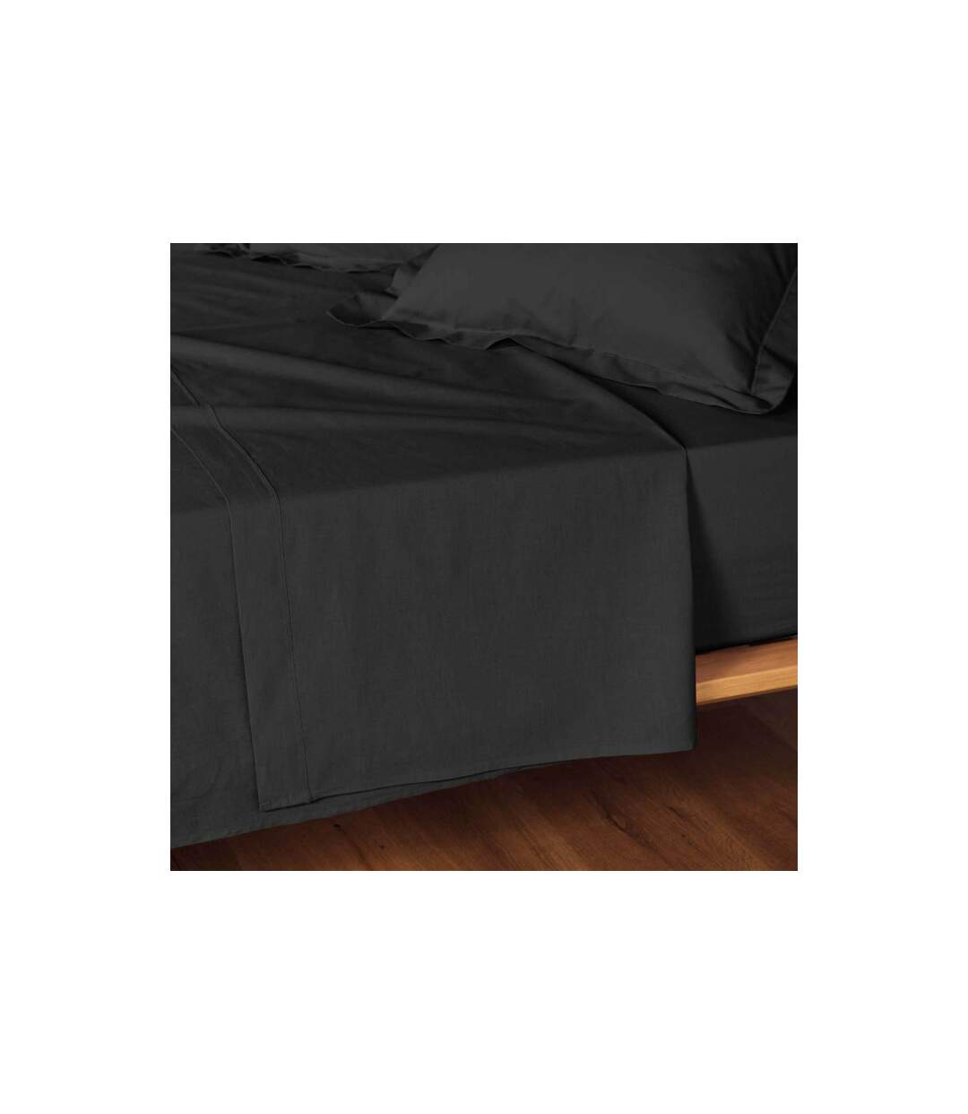 Drap Plat Lina 180x290cm Noir-1
