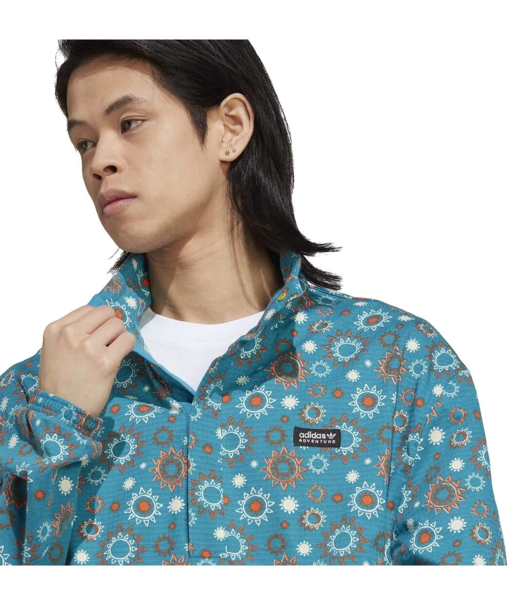 Mens Originals Relaxed Fit Shirt Multicoloured Adidas-4