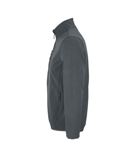 Veste Softshell Falcon Homme Gris Charbon Uni SOLS