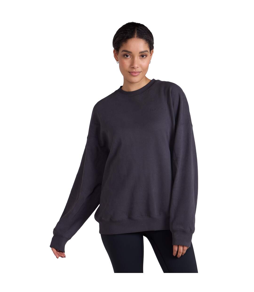 Womens/ladies dakota sweatshirt charcoal Animal-3