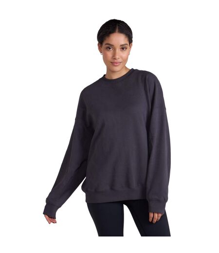 Womens/ladies dakota sweatshirt charcoal Animal