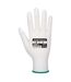 Unisex adult a121 pu fingertip grip gloves xl white Portwest-2