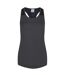 AWDis Just Cool Womens/Ladies Girlie Smooth Workout Sleeveless Vest (Charcoal) - UTPC2965