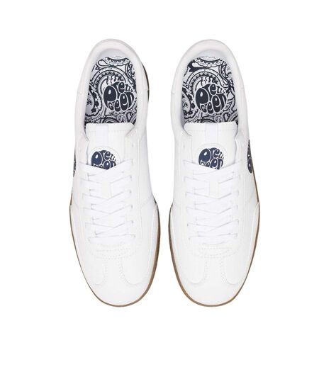 Baskets Motif/style Cachemire Ramblas Homme Blanc Pretty Green