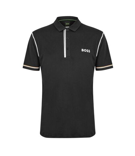 Polo Paddytech Goc Homme Noir Boss