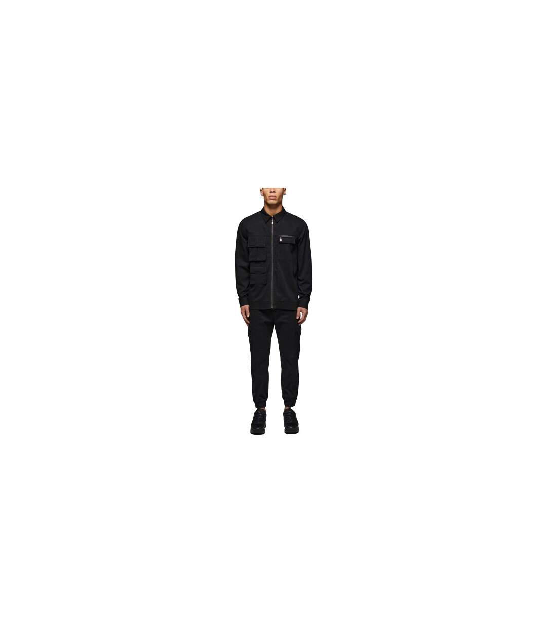Mens Shirt Jacket Black Mallet-1
