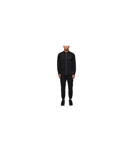 Mens Shirt Jacket Black Mallet