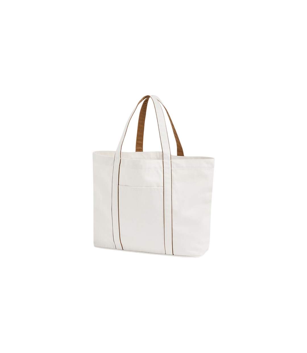 20l Tote Bag One Size White Caramel Westford Mill-1