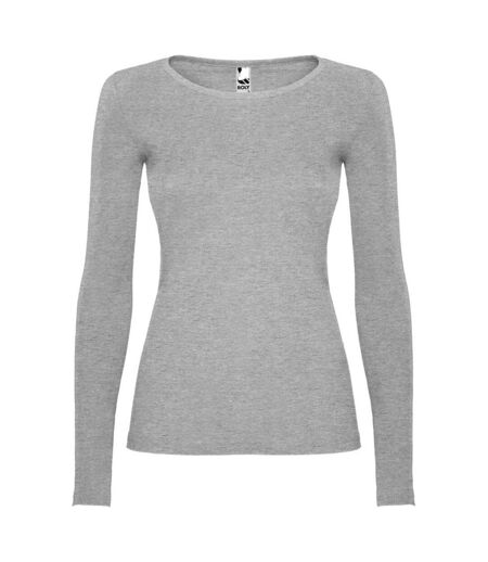 Roly Womens/Ladies Extreme Long-Sleeved T-Shirt (Grey Marl)