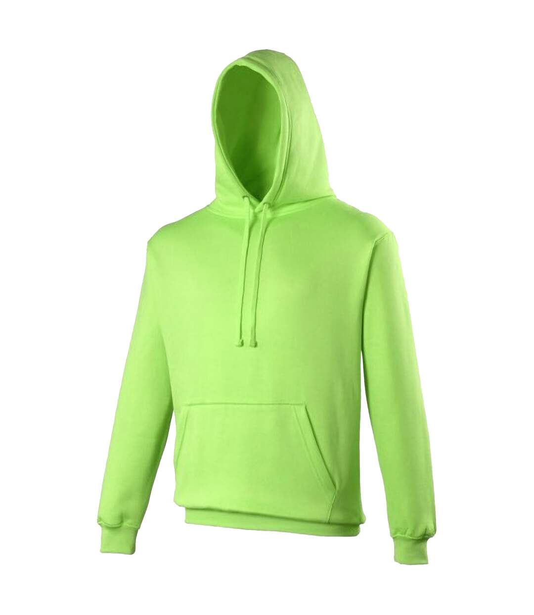 Sweatshirt à capuche adulte unisexe vert électrique Awdis