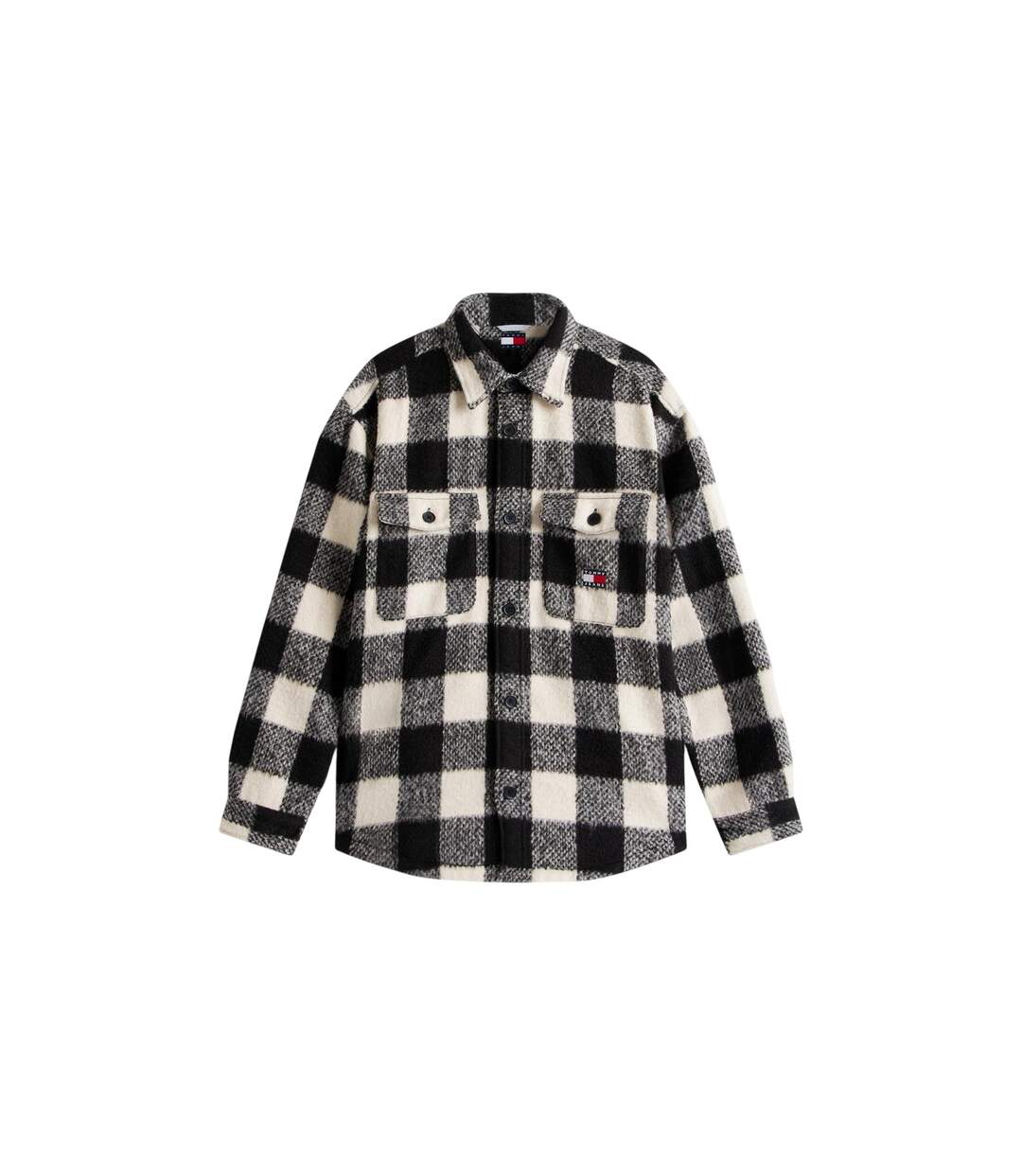 Surchemise Motif/style Motif Écossais À Carreaux Homme Rouge Noir Tommy Jeans-2