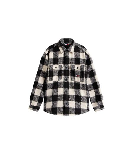 Surchemise Motif/style Motif Écossais À Carreaux Homme Rouge Noir Tommy Jeans