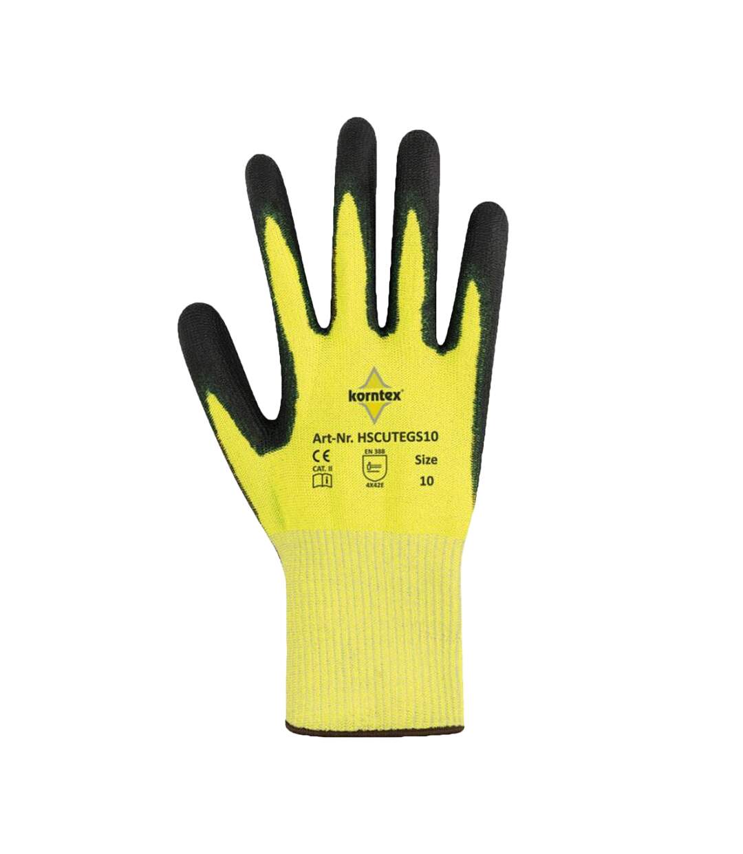 Gants Résistants Aux Coupures Adana 7 Jaune Noir Korntex-1