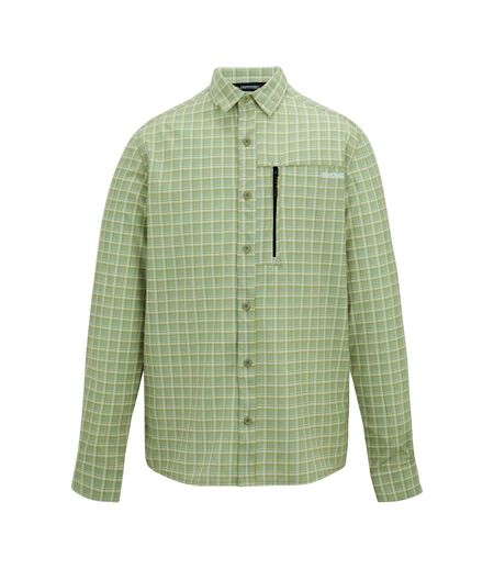 Chemise De Voyage Motif/style À Carreaux Homme Vert Pâle Regatta