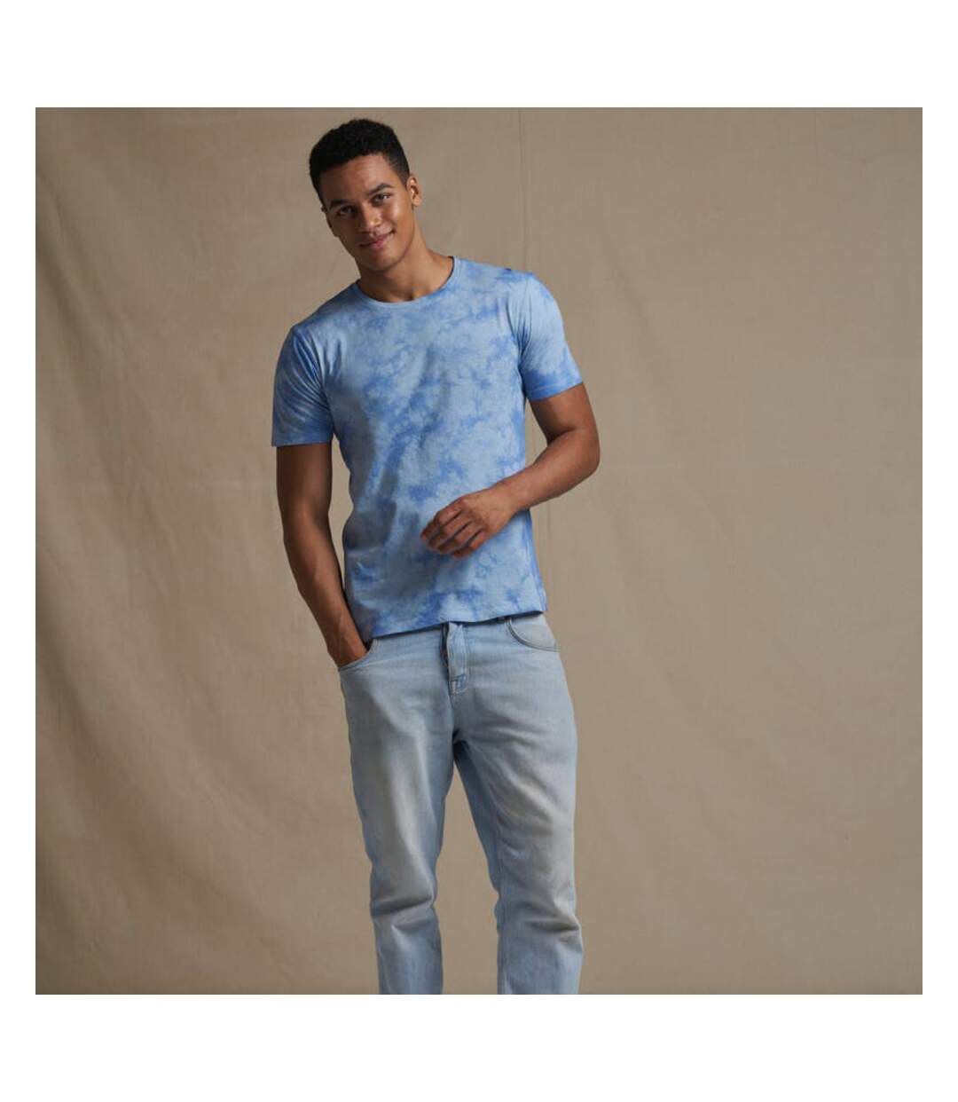 T-shirt Adulte Bleu Awdis-1