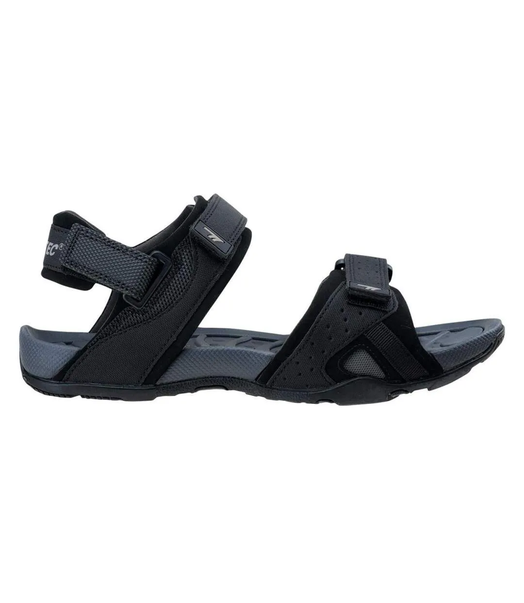 Sandales Motif/style Logo Lucise Homme Noir Hi-Tec-3