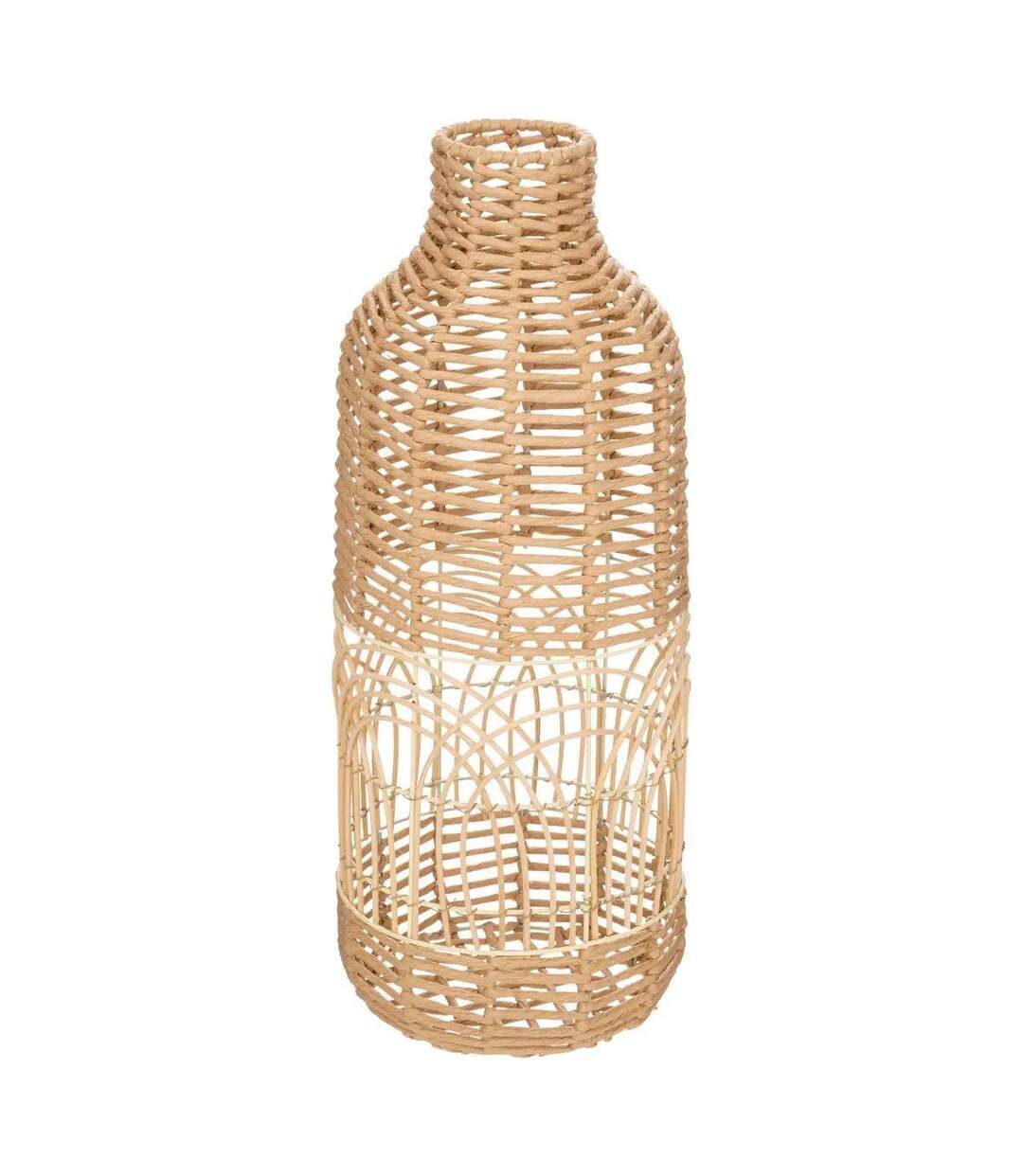 Vase Design en Rotin Lour 55cm Beige-1