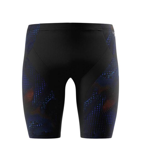 Mens Endurance+ Max Dotted Compression Jammer Shorts Black Speedo