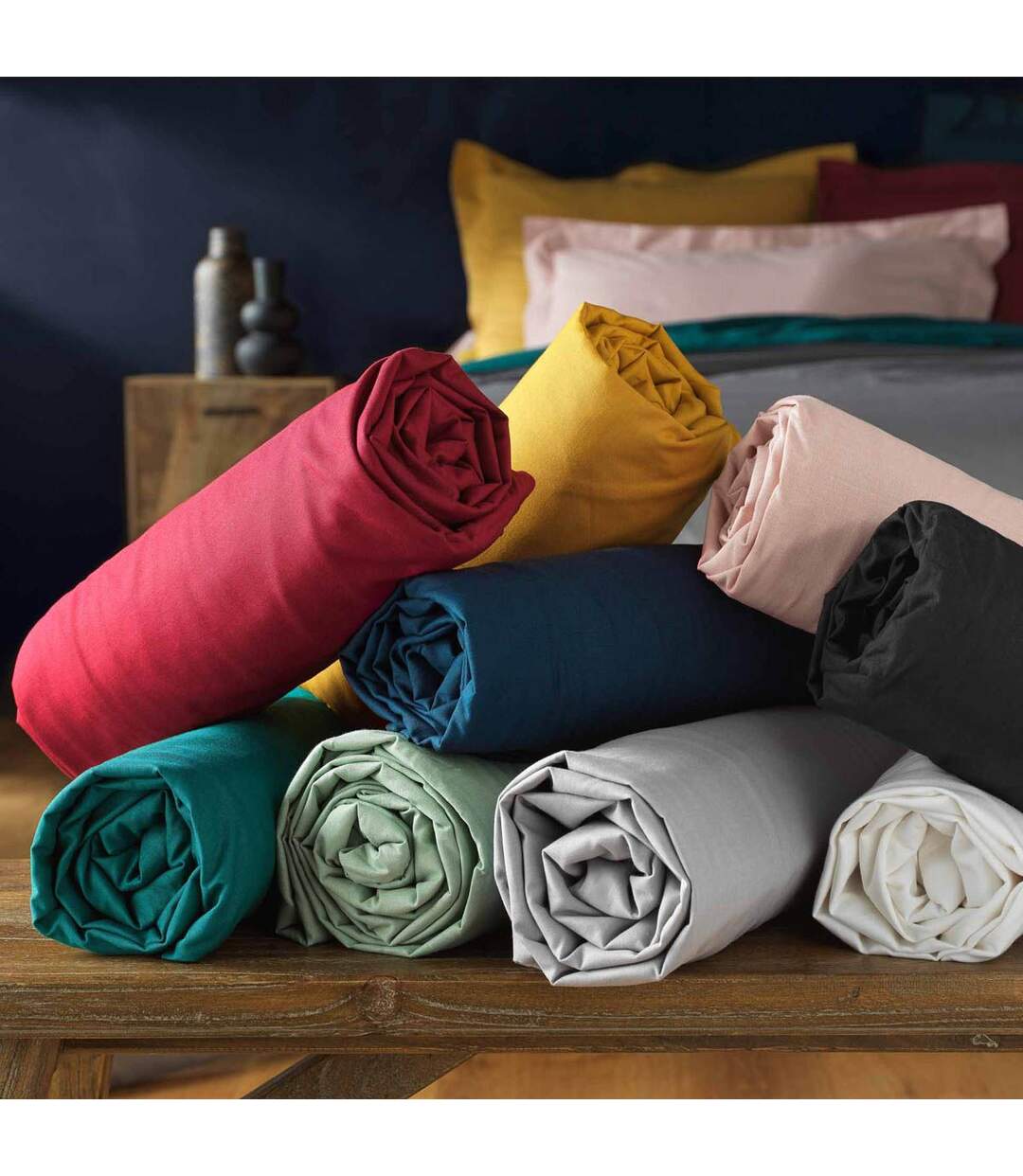 Drap Housse Lina 180x200cm White-5