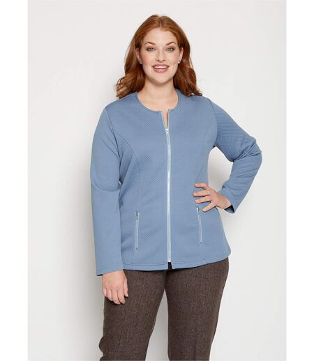 Veste cintrée sans col