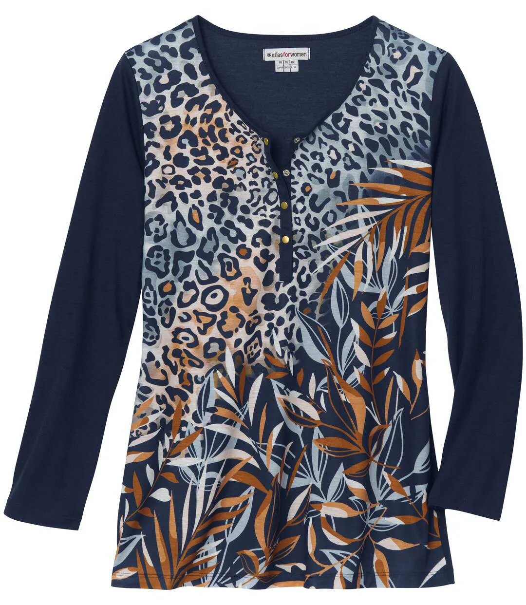 Women's Jungle Print Top-3