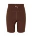 Womens/ladies Train Cycling Shorts Espresso Brown Puma-2