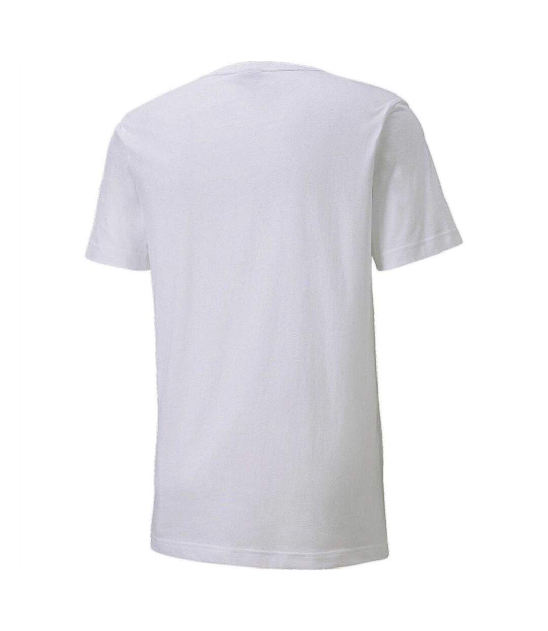 Mens Teamgoal 23 Casuals T-shirt  White Puma-3