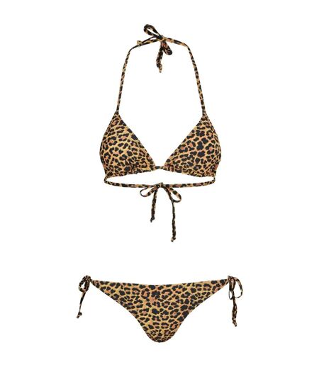 Bikini Femme Marron Noir Urban Classics