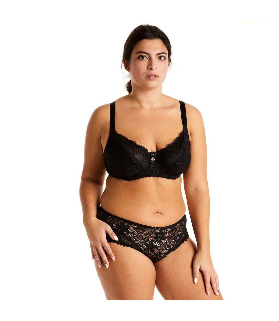 Soutien-gorge à armatures grand maintien noir Shaker-3