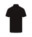 Henbury Mens Short Sleeved 65/35 Pique Polo Shirt (Black)