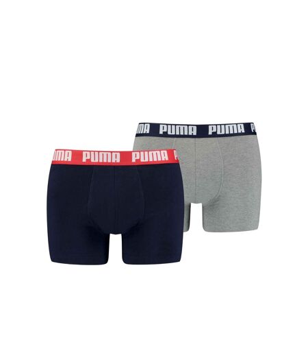 Puma Mens Basic Boxer Shorts (Pack of 2) (Black/White) - UTRD2569