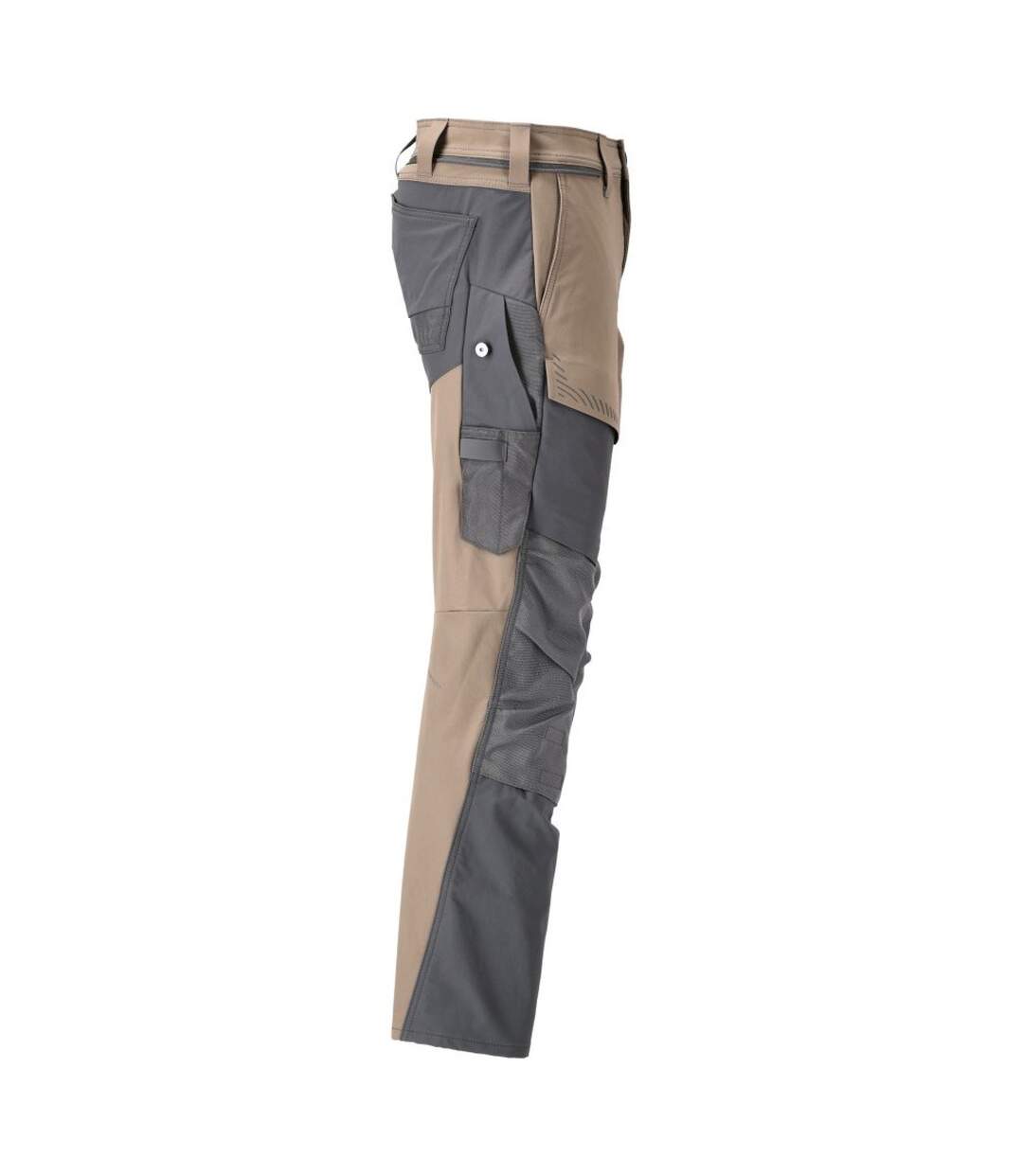 Pantalon De Travail Customised Homme Sable Foncé Gris Pierre Mascot-4