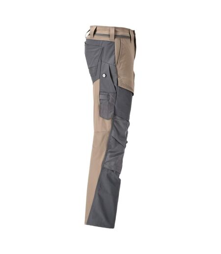 Pantalon De Travail Customised Homme Sable Foncé Gris Pierre Mascot