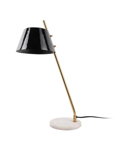 Lampe à poser en métal et marbre Savvy