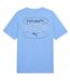 T-shirt Motif/style Cercle Homme Bleu Clair Puma-3