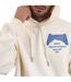 Mens Oakland Relaxed Fit Hoodie Ecru Avirex-4