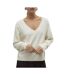 Pull beige femme vero moda jupiters-1