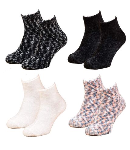 Chaussettes pour Femme Casa Socks Toucher Doux Pack de 4 CASA SOCKS Zig Zag