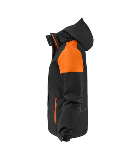 Doudoune Softshell Femme Noir Orange Printer
