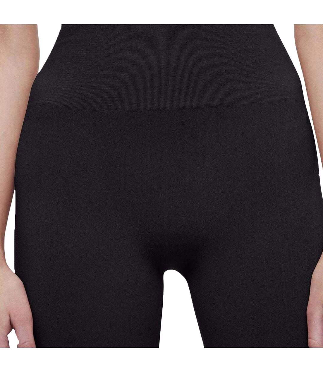 Cuissard De Cyclisme Motif/style Sans Coutures Imagine Femme Noir Pieces-4