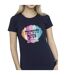 Disney T-shirt en coton amusant La petite sirène Femme/Femme (Bleu marine) - UTBI26355-3