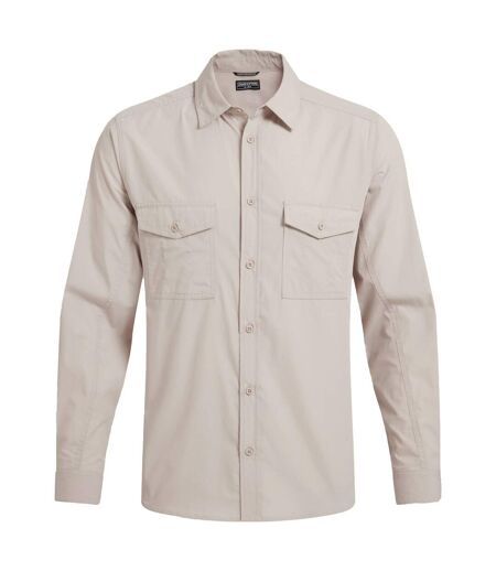 Mens Kiwi Ii Long-sleeved Shirt Oatmeal Craghoppers